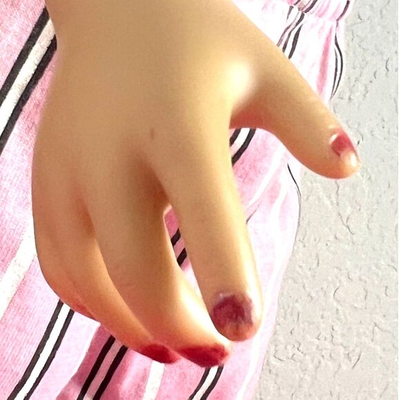 Vintage My Twinn Madison Doll 23” Posable Purple Eyes Brown Hair Articulated '96 - Picture 5 of 8